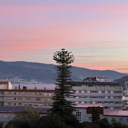 Moderno Apartamento Con Vistas A La Ria De Vigo Exteriör bild
